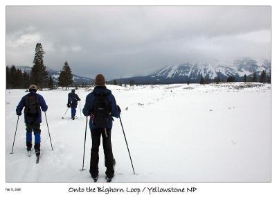 Skiing to the Big Horn Loop