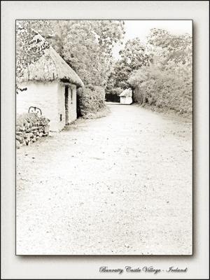 Village Road at Bunratty Castle - Ireland
