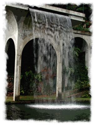 Painted Waterfall in Madeira