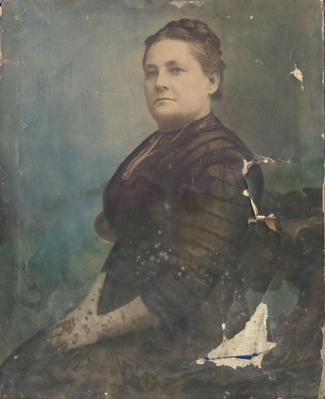 My great-grandmother, the Before picture.jpg