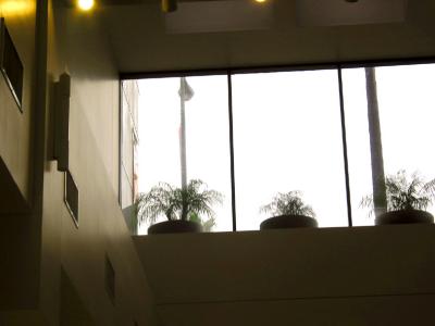 rainy day view