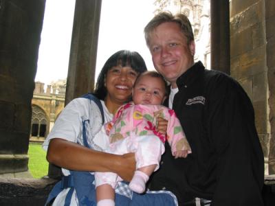 03 July 2002 family picture at westminster abbey