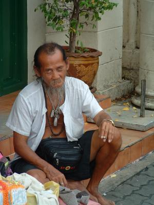 Bangkok street merchant