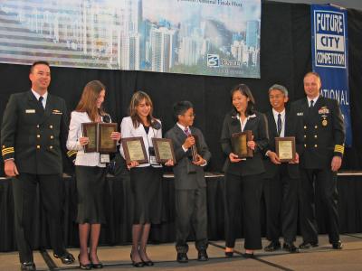 Accepting award for Most Innovative Power Generation System