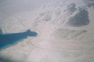 Egypt from far above the clouds