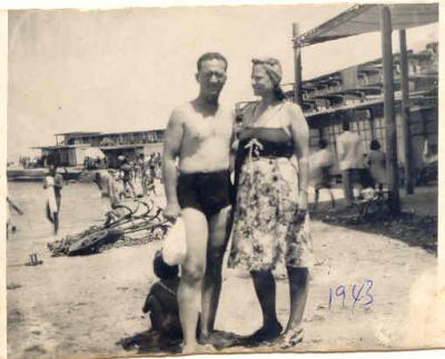 On the beach 1943