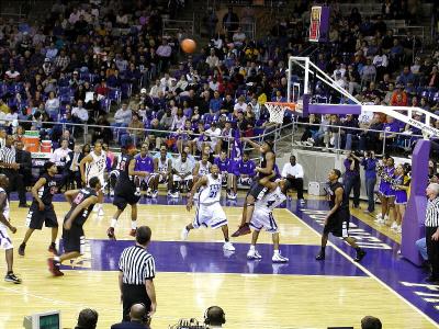 UC Player Blocks Shot