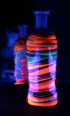 Sand Art and Black Light * by Phil Johnson