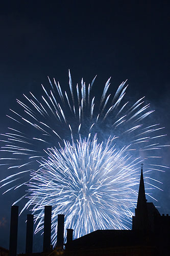 * Sparks are Flying - Blue by Lonnit Rysher
