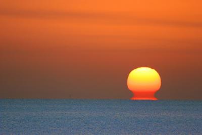 Sun Rises from Sea (*)