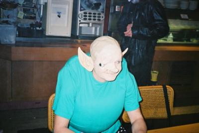 The Hunchback.  Very convincing.