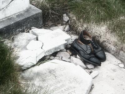 Yes, it is too late to bury the shoes too