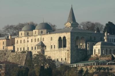Topkapi palace from Bosporus ferry