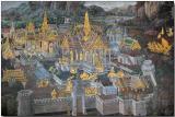 Wall graphic - Wat Phra Kaew