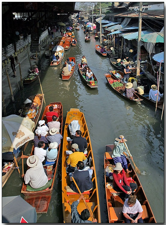 View down the river