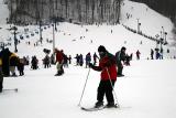Here's Kim... um... skiing.
