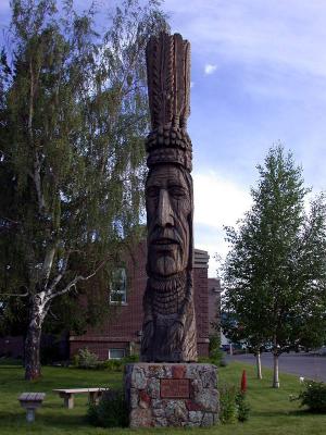 Totem in Red Lodge, Montana