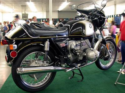 The other door prize bike, a restored 1974 BMW R90S