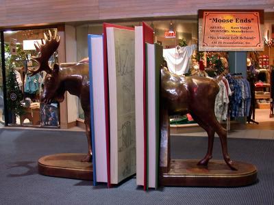 Moose Ends in the hotel shopping mall