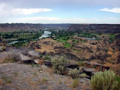 The view down the Snake River