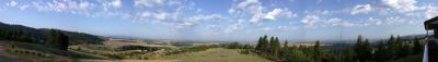 Panoramic view from Al and Elaine's house