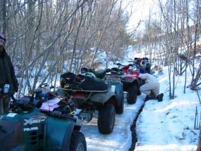 Winter riding shots