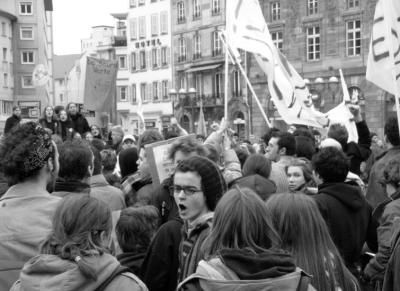 Manif anti-fn à Strasbourg