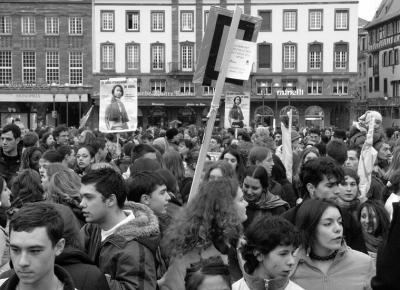 Manif anti-fn  Strasbourg