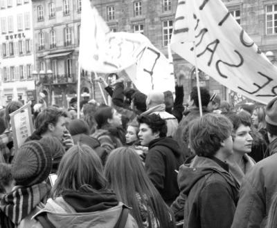Manif anti-fn à Strasbourg