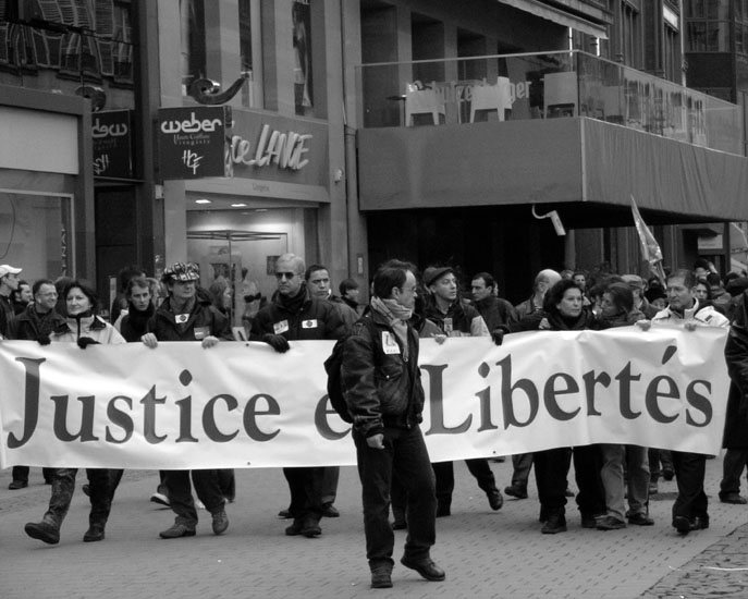 Justice et Liberts / Manif anti-fn  Strasbourg