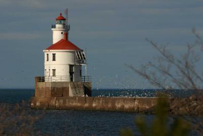 Lighthouse at Superior Harbor Entry