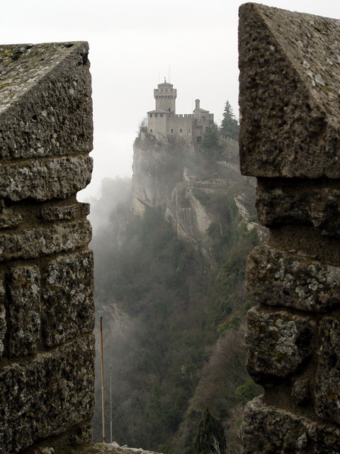 View of La Cesta (2nd Tower) from La Rocca