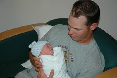 Dad and baby