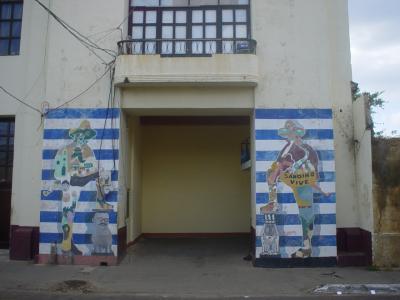 Sandinista mural in Leףn