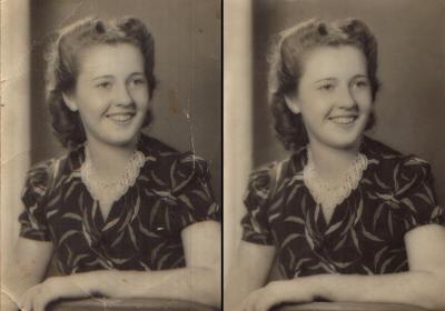 Grandma Hawk in 1942