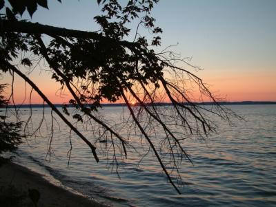 Sunset at Old Mission Point