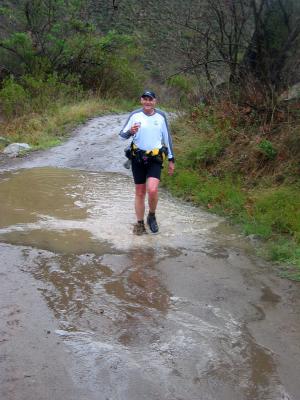 Bill VanAntwerp loves the puddles