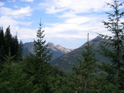 View from the road to No Name Ridge