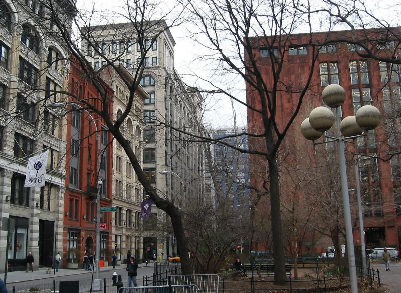 WSE Looking South - NYU Buildings