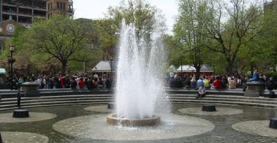 Fountain's On for Warm Weather