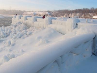 Frozen Niagara falls