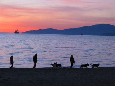 English Bay at sunset Vancouver