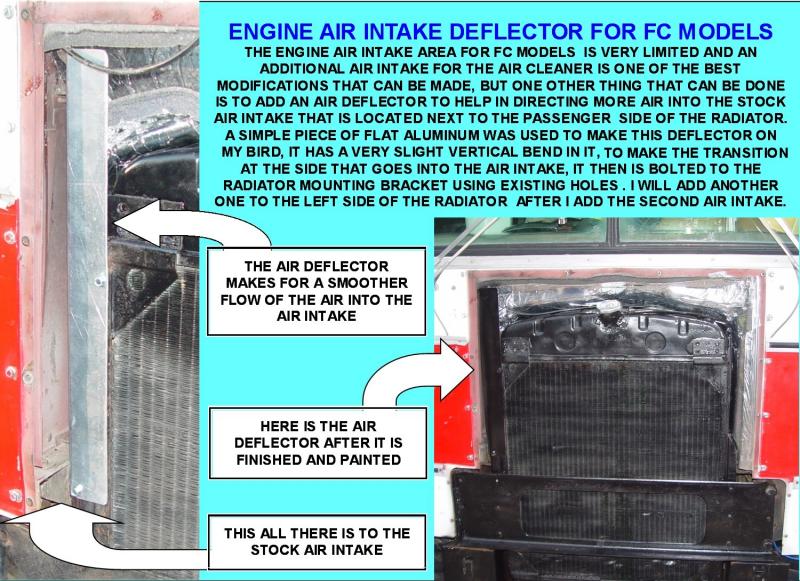 AIR INTAKE DEFLECTOR FOR FC MODELS