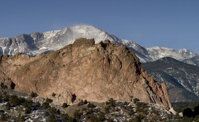 Pikes Peak and Garden of the Gods
A cold, clear morning resulted in this nice shot...