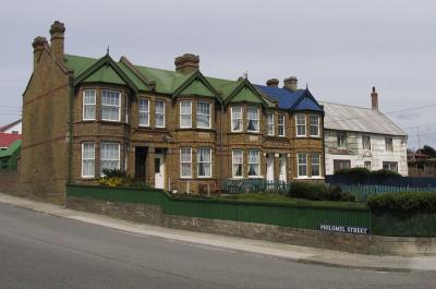 British row houses of the South Atlantic.