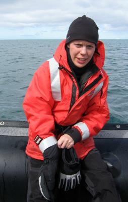 Assistant expedition leader Lisa Lagerstrom.