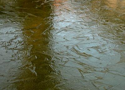 Frozen pond