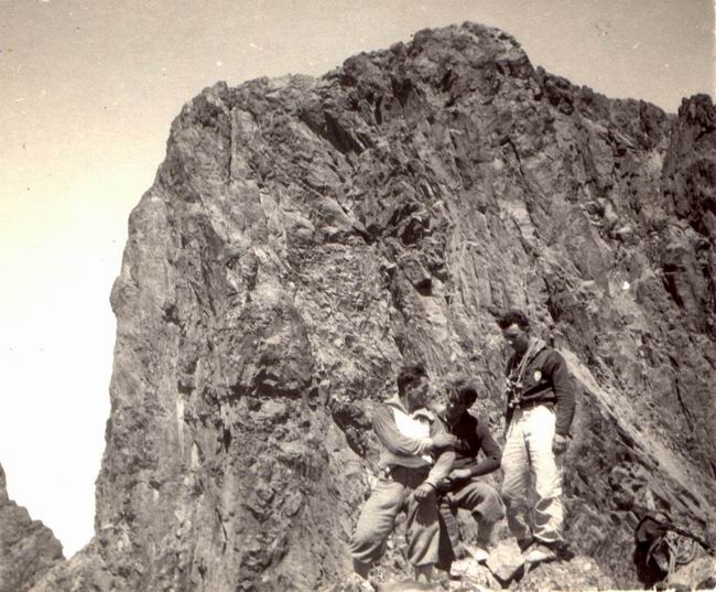 Sur la Pointe dAragon : Franois Cazalet, Robert Ollivier et Alex Chicher