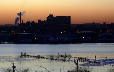 Rhode Island Hospital Sunset 2 1 2005.jpg