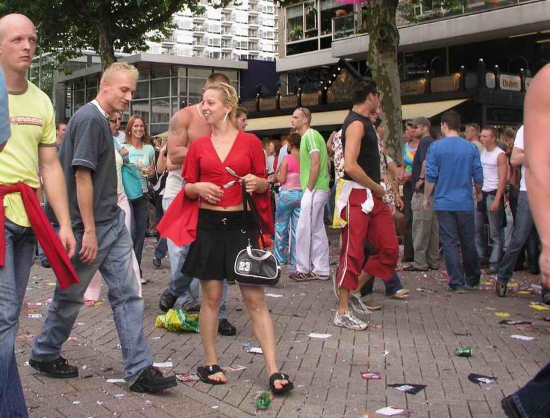 Dance Parade in Rotterdam 2004 at Schouwburgplein